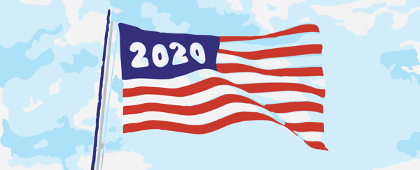2020 American flag